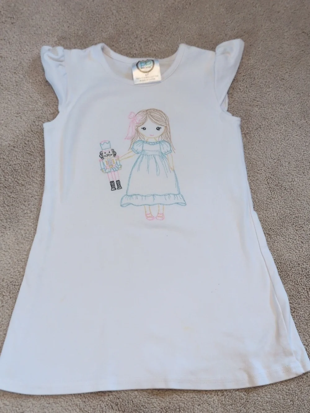 Girls Embroidered Nutcracker Dress - 4T